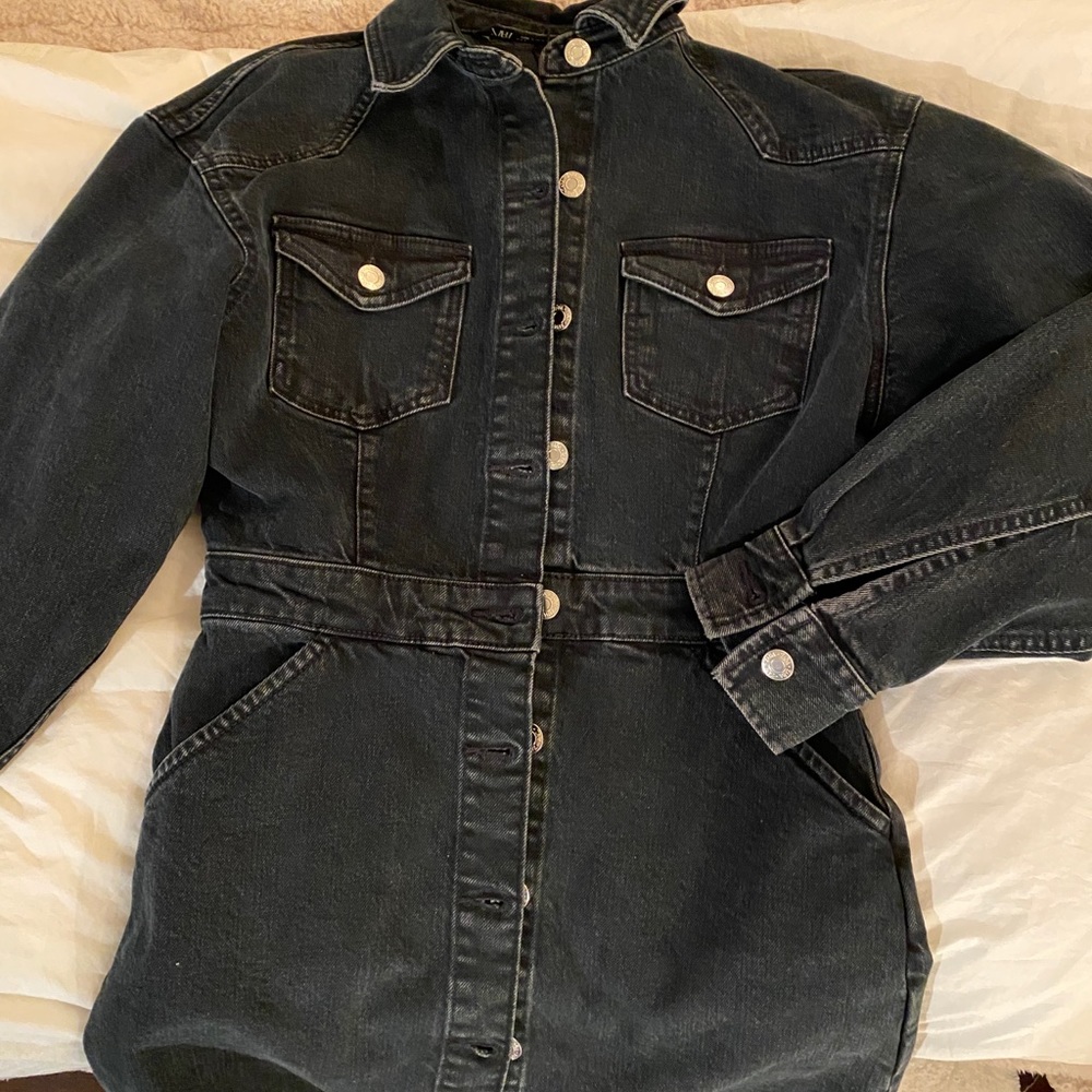 Black jeans dress